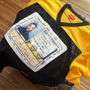 Supreme odb jersey L black and yellow Pittsburgh